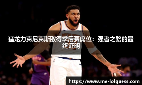 猛龙力克尼克斯取得季后赛席位:强者之路的最终证明